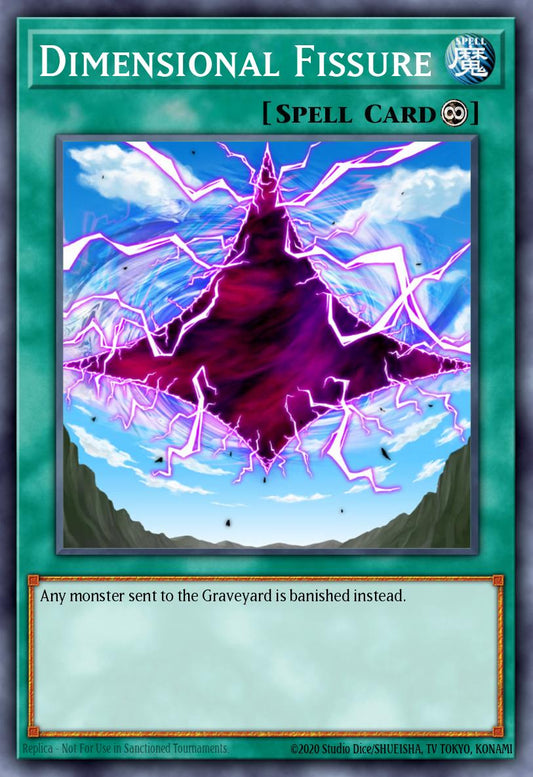 (163) YuGiOh TCG RA03: Quarter Century Bonanza Single: Dimensional Fissure (V.2 - Quarter Century Secret Rare)  Quarter Century Secret Rare