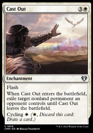 (816) Magic The Gathering Commander Masters: Extras Single: Cast Out  Uncommon