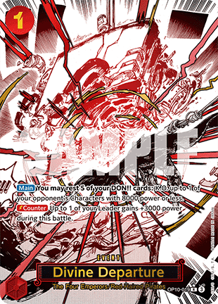 (019) One Piece TCG OP10: Royal Blood Single: Divine Departure (OP10-019) (V.2)  Special Rare