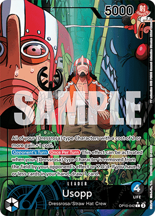 (042) One Piece TCG OP10: Royal Blood Single: Usopp (OP10-042) (V.2)  Alternate Art