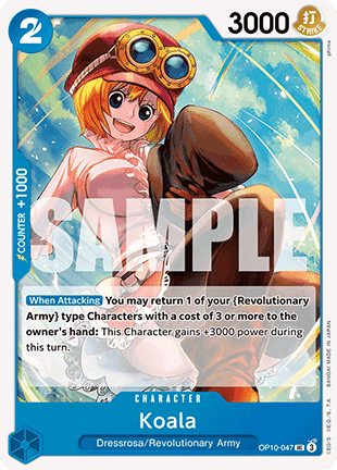 (047) One Piece TCG OP10: Royal Blood Single: Koala (OP10-047)  Uncommon