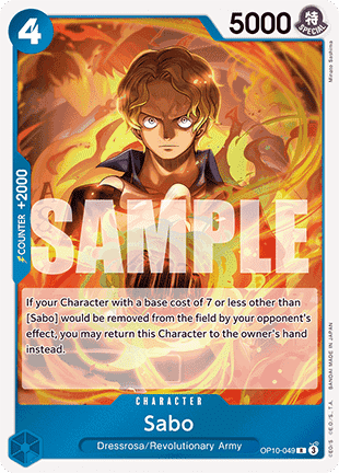 (049) One Piece TCG OP10: Royal Blood Single: Sabo (OP10-049)  Rare