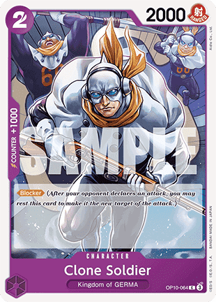 (064) One Piece TCG OP10: Royal Blood Single: Clone Soldier (OP10-064)  Common