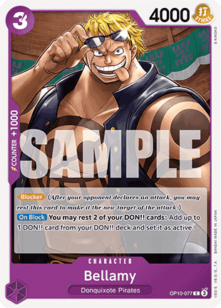 (077) One Piece TCG OP10: Royal Blood Single: Bellamy (OP10-077)  Common