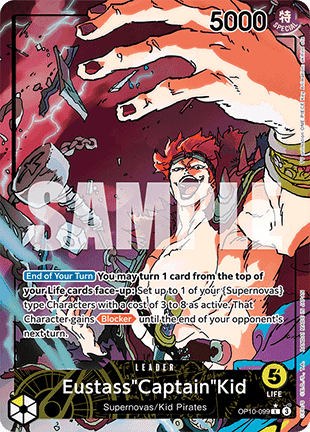 (099) One Piece TCG OP10: Royal Blood Single: EustassCaptainKid (OP10-099) (V.2)  Alternate Art
