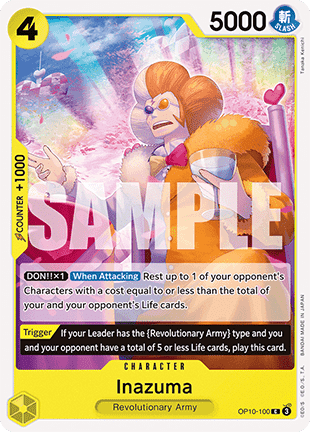 (100) One Piece TCG OP10: Royal Blood Single: Inazuma (OP10-100)  Common