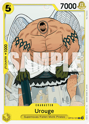 (101) One Piece TCG OP10: Royal Blood Single: Urouge (OP10-101)  Common