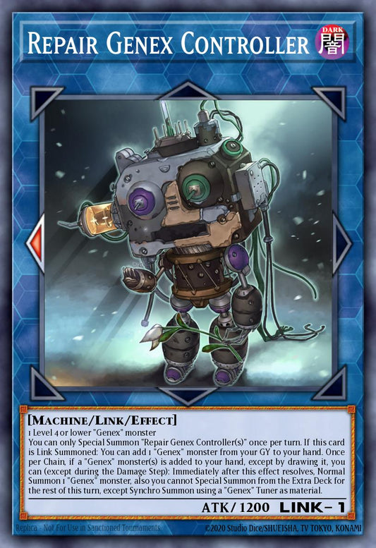 (010) YuGiOh TCG BLTR: Battles of Legend: Terminal Revenge Single: Repair Genex Controller (V.2 - Quarter Century Secret Rare)  Quarter Century Secret Rare
