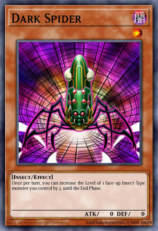 (015) YuGiOh TCG SOVR: Stardust Overdrive Single: Dark Spider  Common