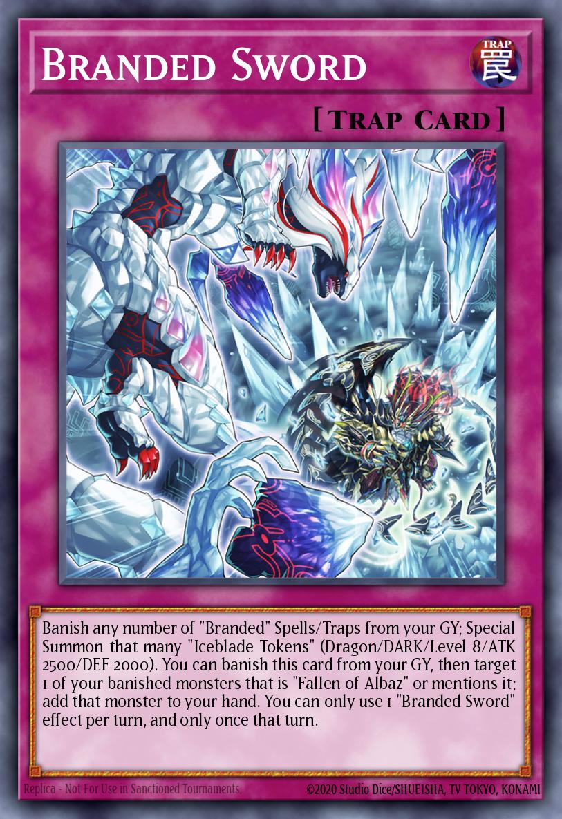 (112) YuGiOh TCG BLTR: Battles of Legend: Terminal Revenge Single: Branded Sword  Ultra Rare