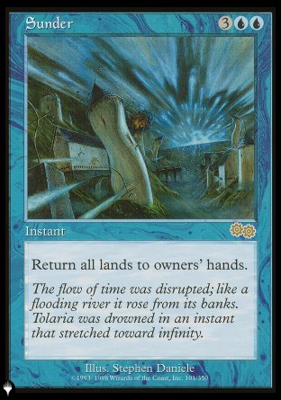 (101) Magic The Gathering The List Single: Sunder  Rare