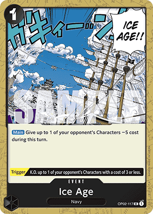(OP02-117) One Piece TCG PRB01: The Best Single: Ice Age (OP02-117) (V.1)  Uncommon