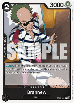 (OP03-089) One Piece TCG PRB01: The Best Single: Brannew (OP03-089) (V.1)  Rare
