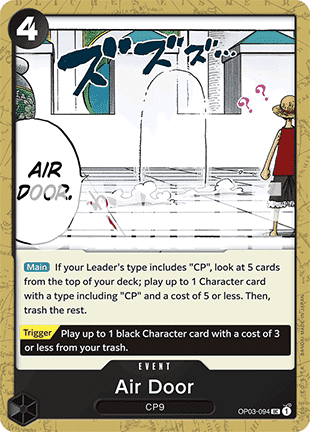 (OP03-094) One Piece TCG PRB01: The Best Single: Air Door (OP03-094) (V.1)  Uncommon