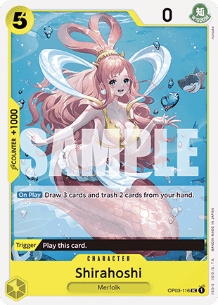 (OP03-116) One Piece TCG PRB01: The Best Single: Shirahoshi (OP03-116) (V.1)  Uncommon