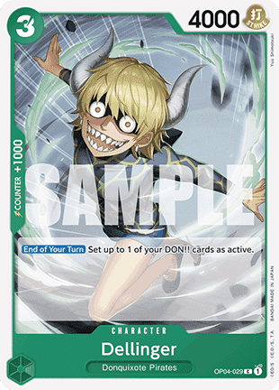 (OP04-029) One Piece TCG PRB01: The Best Single: Dellinger (OP04-029) (V.1)  Common