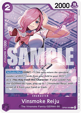 (OP06-068) One Piece TCG PRB01: The Best Single: Vinsmoke Reiju (OP06-068) (V.1)  Common