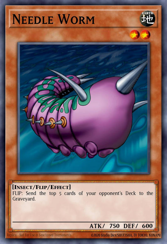 (102) YuGiOh TCG DB2: Dark Beginning 2 Single: Needle Worm  Common