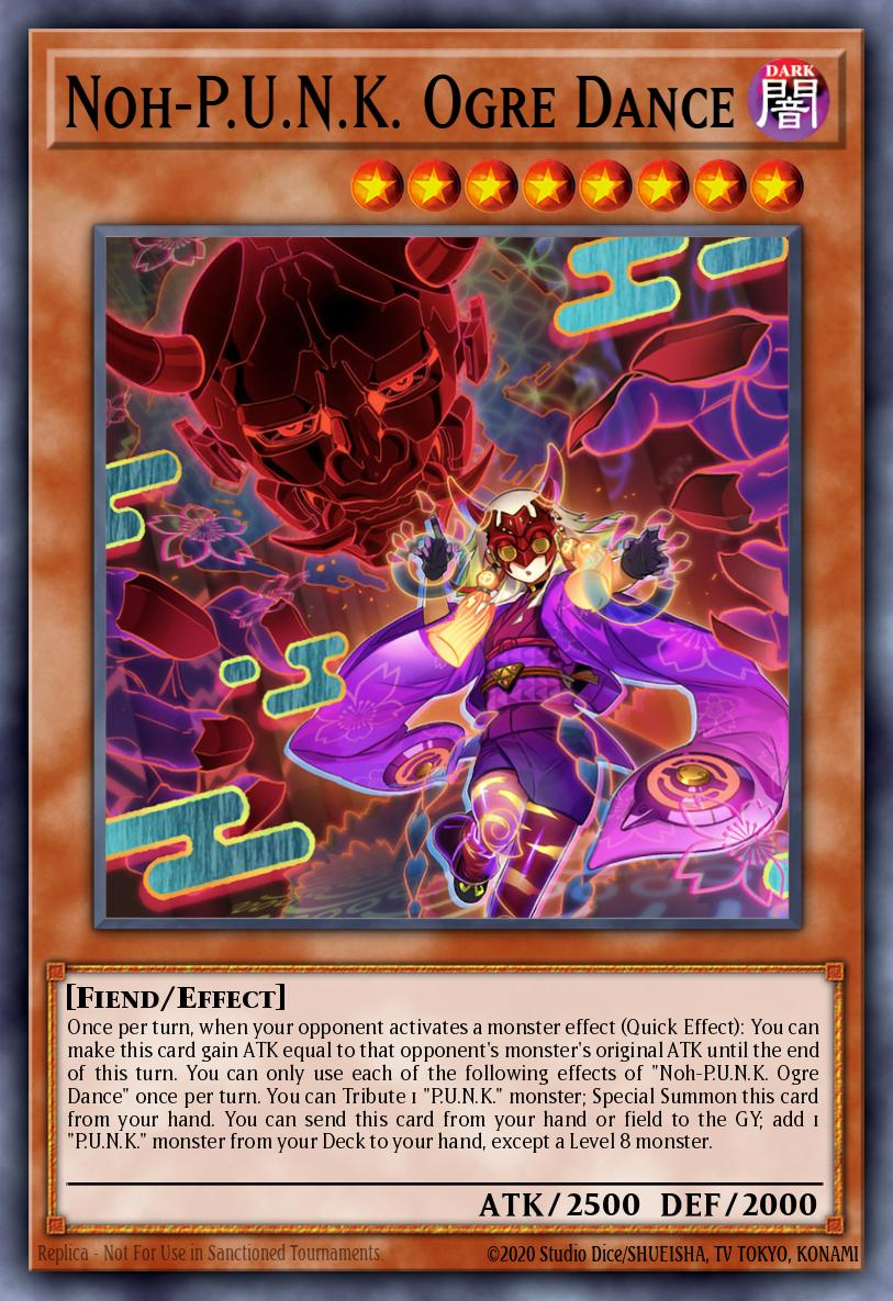 (075) YuGiOh TCG BLMM: Battles of Legend: Monster Mayhem Single: Noh-P.U.N.K. Ogre Dance  Ultra Rare