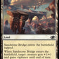 (819) Magic The Gathering Jumpstart 2022 Single: Sandstone Bridge Holo Common