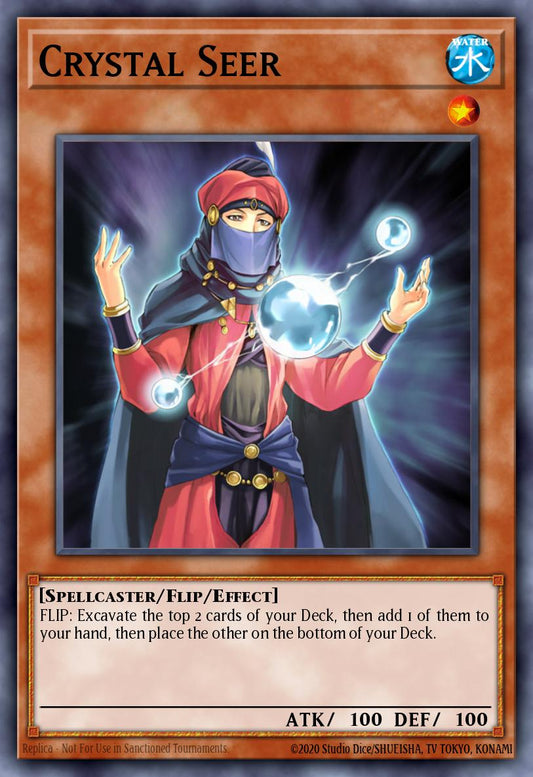 (003) YuGiOh TCG SBSC: Speed Duel: Scars of Battle Single: Crystal Seer  Super Rare