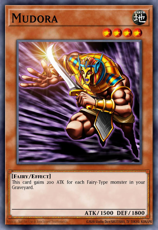 (EN076) YuGiOh TCG DCR: Dark Crisis Single: Mudora (V.2 - Super Rare)  Super Rare