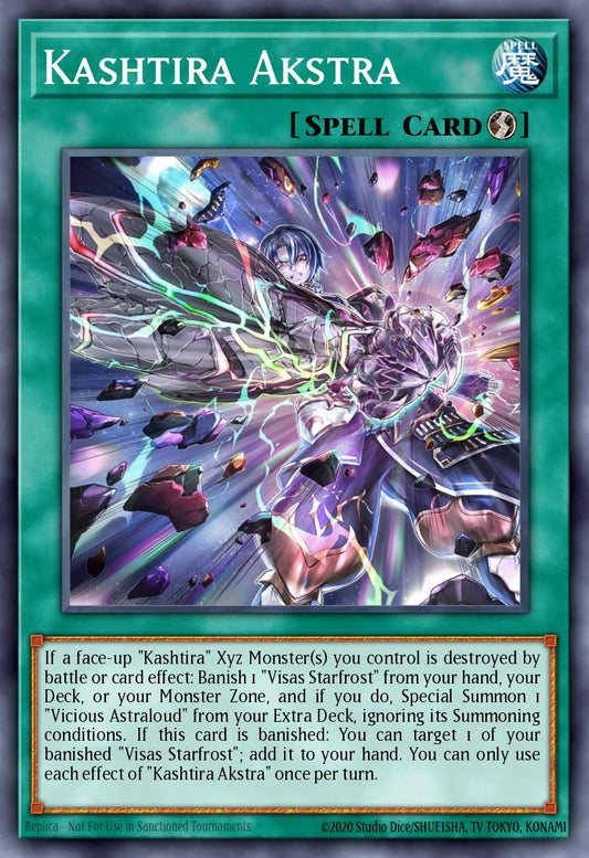(347) YuGiOh TCG MP24: 25th Anniversary Tin: Dueling Mirrors Single: Kashtira Akstra  Common
