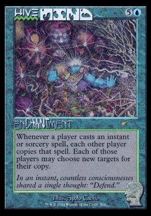 (822) Magic The Gathering Secret Lair Drop Series Single: Hive Mind Holo Rare
