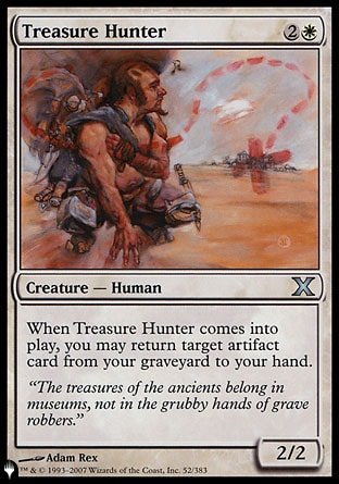 (052) Magic The Gathering The List Single: Treasure Hunter  Uncommon