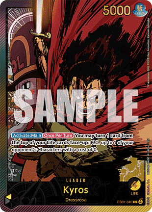 (EB01-040) One Piece TCG EB02: Anime 25th Collection Single: Kyros (EB01-040)  Special Rare
