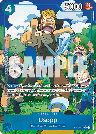 (022) One Piece TCG EB02: Anime 25th Collection Single: Usopp (EB02-022) (V.2)  Alternate Art