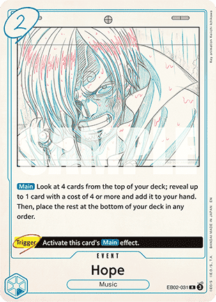 (031) One Piece TCG EB02: Anime 25th Collection Single: Hope (EB02-031)  Rare