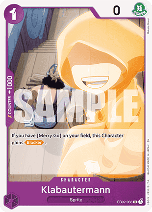 (033) One Piece TCG EB02: Anime 25th Collection Single: Klabautermann (EB02-033)  Common