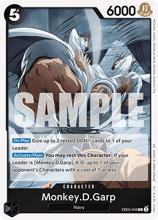(049) One Piece TCG EB02: Anime 25th Collection Single: Monkey.D.Garp (EB02-049)  Rare