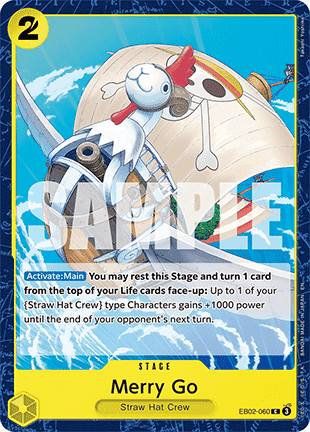 (060) One Piece TCG EB02: Anime 25th Collection Single: Merry Go (EB02-060)  Common