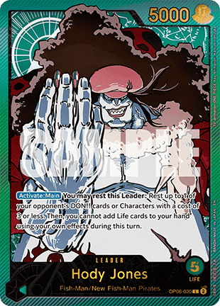 (OP06-020) One Piece TCG EB02: Anime 25th Collection Single: Hody Jones (OP06-020)  Special Rare