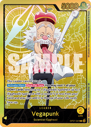 (OP07-097) One Piece TCG EB02: Anime 25th Collection Single: Vegapunk (OP07-097)  Special Rare