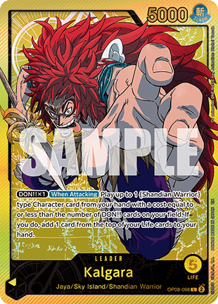 (OP08-098) One Piece TCG EB02: Anime 25th Collection Single: Kalgara (OP08-098)  Special Rare