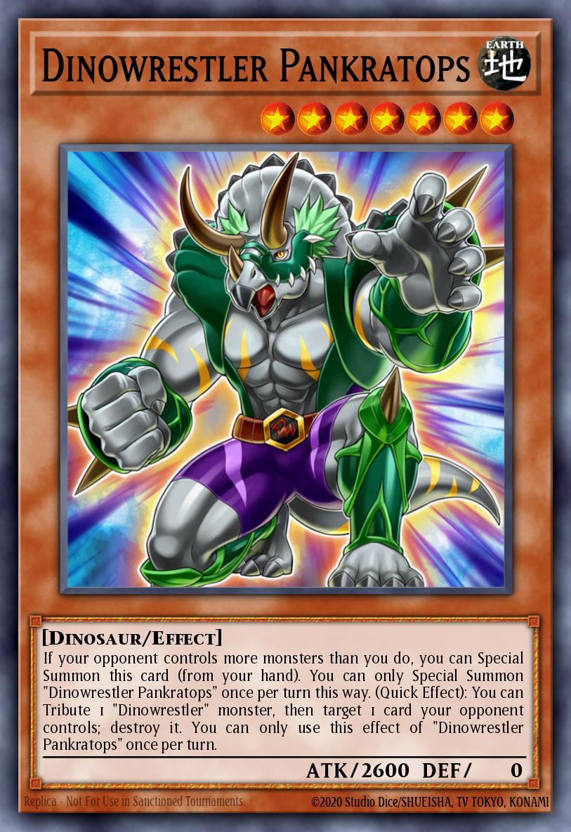 (046) YuGiOh TCG ANGU: Ancient Guardians Single: Dinowrestler Pankratops (V.2 - Collectors Rare)  Collectors Rare