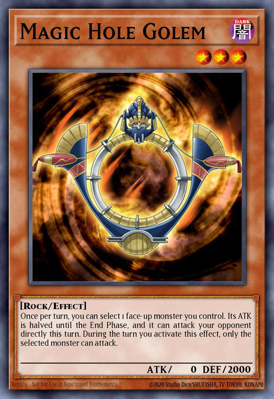 (008) YuGiOh TCG ABPF: Absolute Powerforce Single: Magic Hole Golem  Common