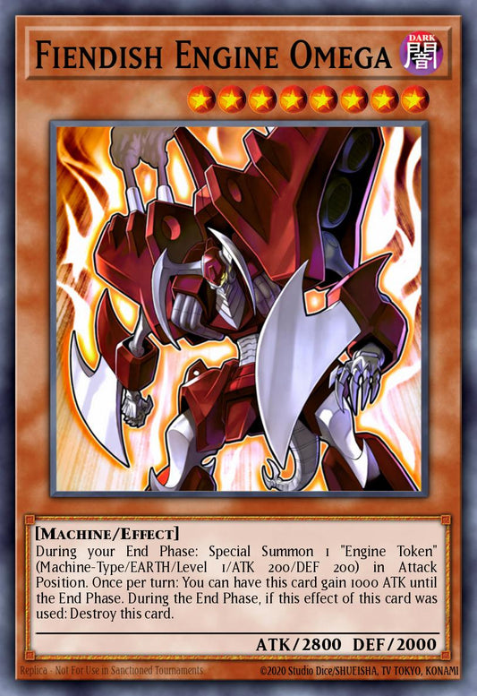 (181) YuGiOh TCG LCJW: Legendary Collection 4: Mega Pack Single: Fiendish Engine Ω  Common