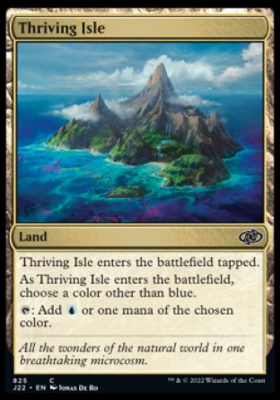 (825) Magic The Gathering Jumpstart 2022 Single: Thriving Isle  Common