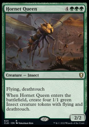 (825) Magic The Gathering Commander Legends: Battle for Baldur's Gate: Extras Single: Hornet Queen  Rare