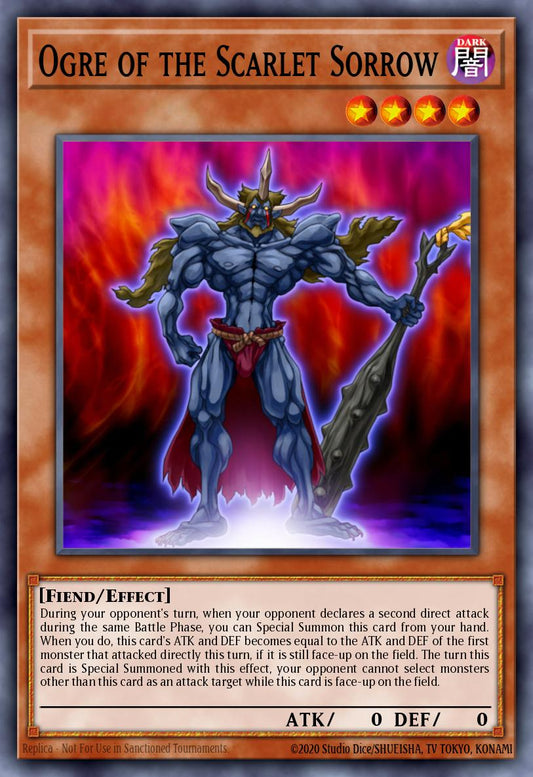 (005) YuGiOh TCG ABPF: Absolute Powerforce Single: Ogre of the Scarlet Sorrow  Super Rare