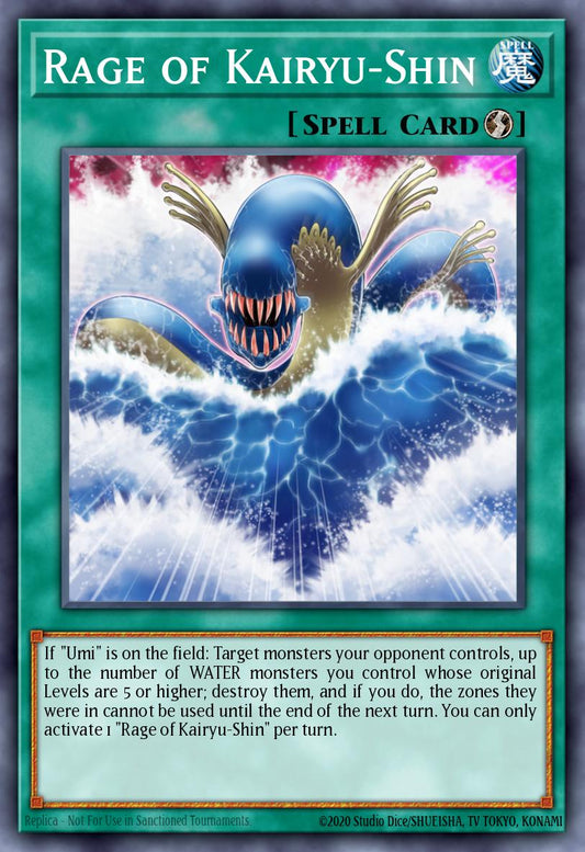 (017) YuGiOh TCG LEDU: Legendary Duelists Single: Rage of Kairyu-Shin  Rare