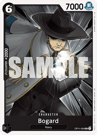 (093) One Piece TCG OP11: A Fist of Divine Speed Single: Bogard (OP11-093)  Uncommon