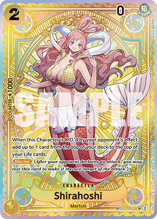 (EB01-057) One Piece TCG OP11: A Fist of Divine Speed Single: Shirahoshi (EB01-057)  Special Rare