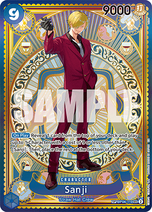 (OP06-119) One Piece TCG OP11: A Fist of Divine Speed Single: Sanji (OP06-119)  Special Rare