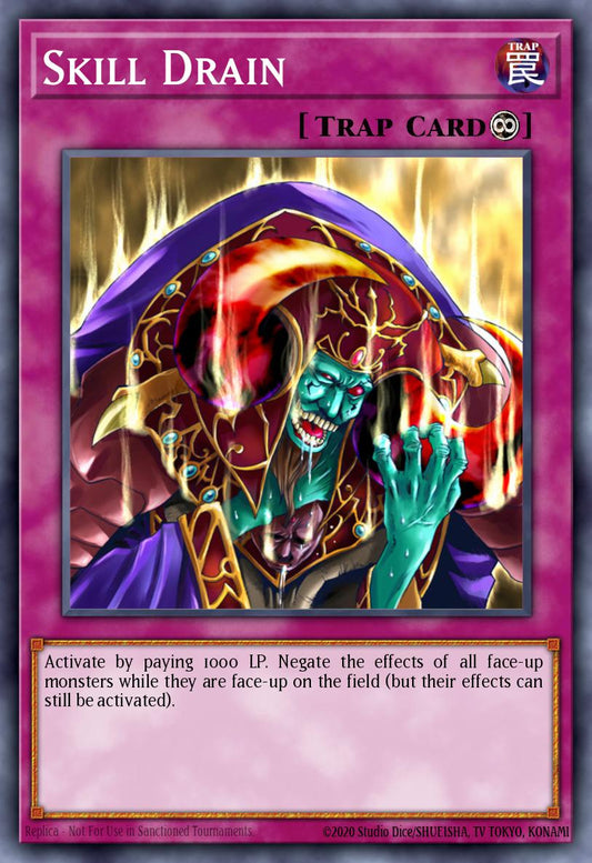 (EN049) YuGiOh TCG DCR: Dark Crisis Single: Skill Drain (V.2 - Rare)  Rare