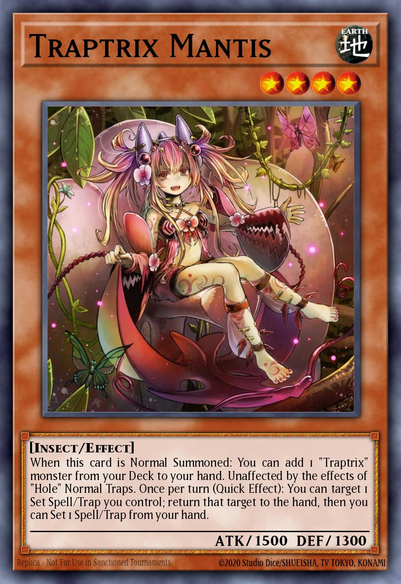 (076) YuGiOh TCG MAGO: Maximum Gold Single: Traptrix Mantis  Rare